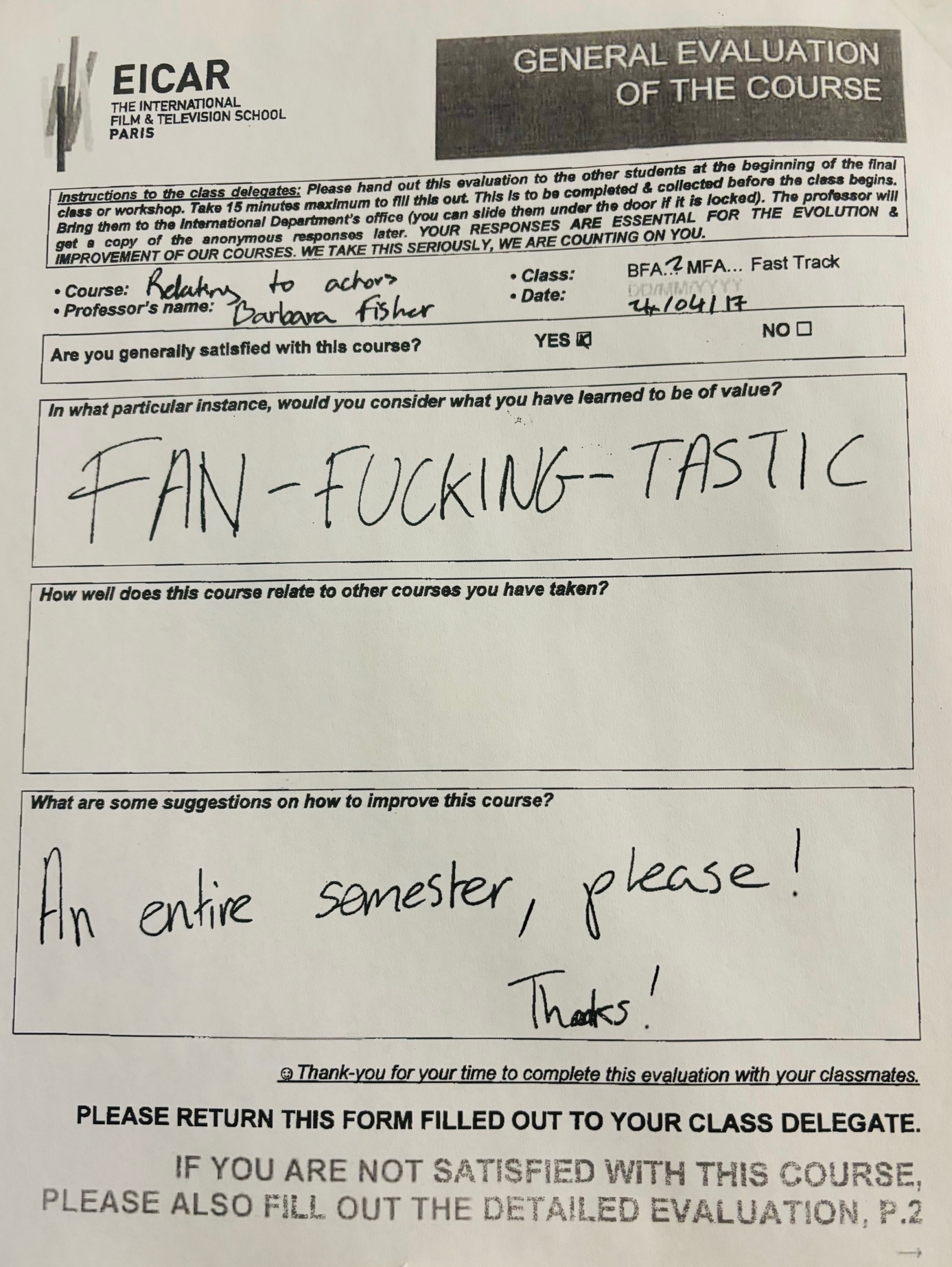 Fan-fuckin-tastic! Barbara Fischer